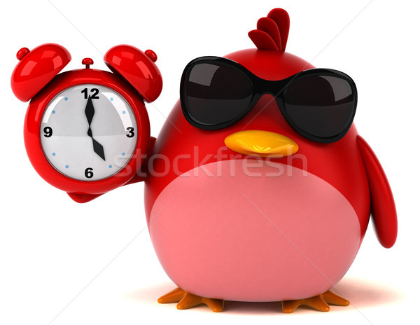 Red bird - 3D Illustration Stock photo © julientromeur