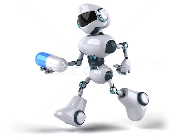 ロボット 技術 レトロな 将来 ピル 薬局 ストックフォト © julientromeur