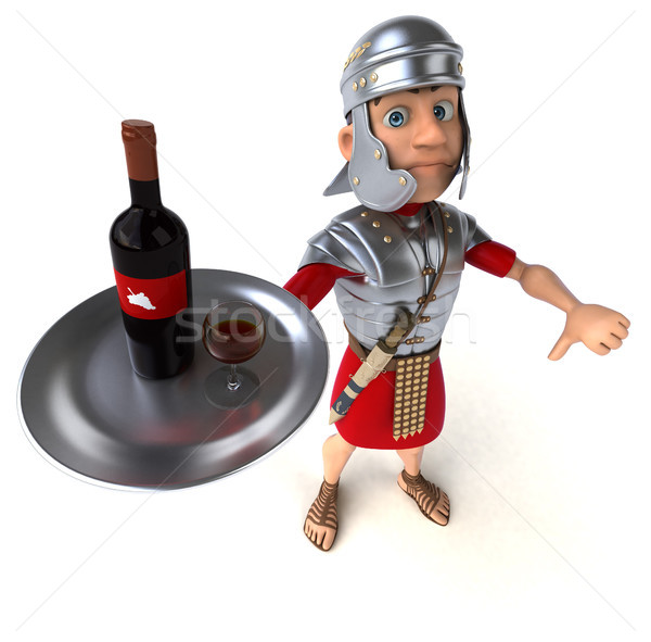 Romana soldado beber rojo espada lucha Foto stock © julientromeur