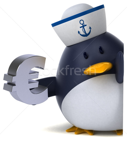 весело пингвин 3d иллюстрации бизнеса птица Финансы Сток-фото © julientromeur