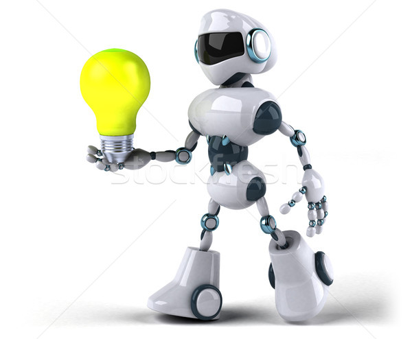 ロボット 技術 緑 レトロな 将来 3D ストックフォト © julientromeur