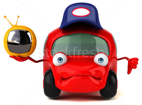 Fun car - 3D Illustration Stock photo © julientromeur