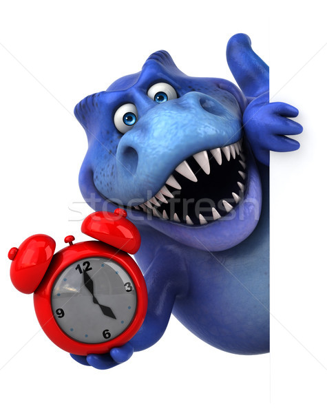 Diversión dinosaurio 3d reloj dientes animales Foto stock © julientromeur