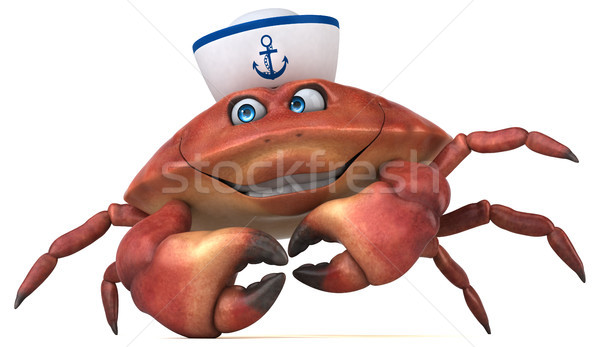 Fun crab - 3D Illustration Stock photo © julientromeur