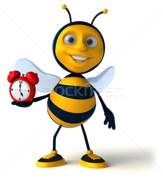 Divertimento ape clock lavoratore miele antenna Foto d'archivio © julientromeur