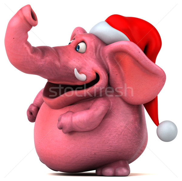 Pink elephant - 3D Illustration Stock photo © julientromeur