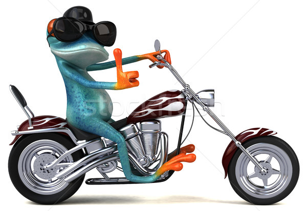 Fun frog - 3D Illustration Stock photo © julientromeur