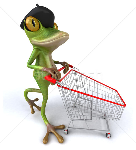 樂趣 青蛙 綠色 熱帶 3D 法國 商業照片 © julientromeur