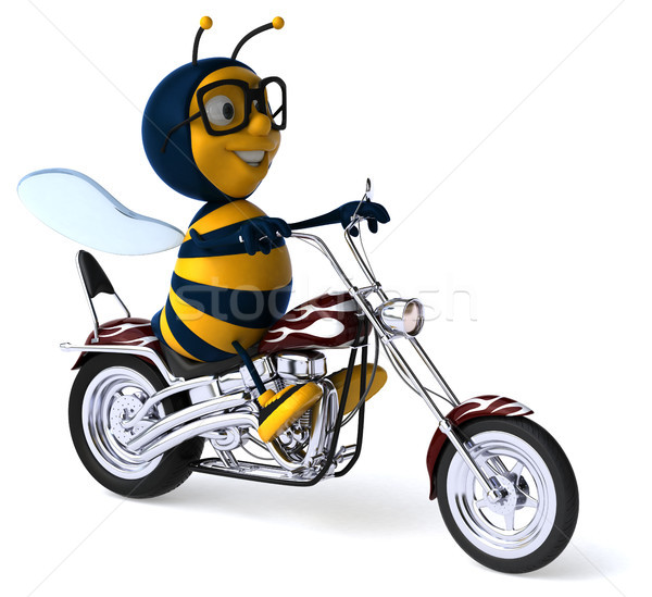 Fun bee - 3D Illustration Stock photo © julientromeur