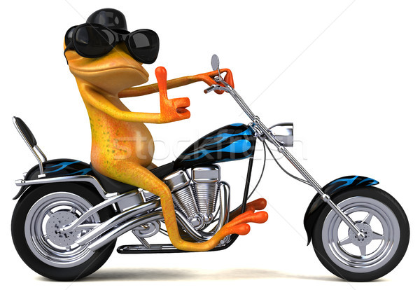 Fun frog - 3D Illustration Stock photo © julientromeur