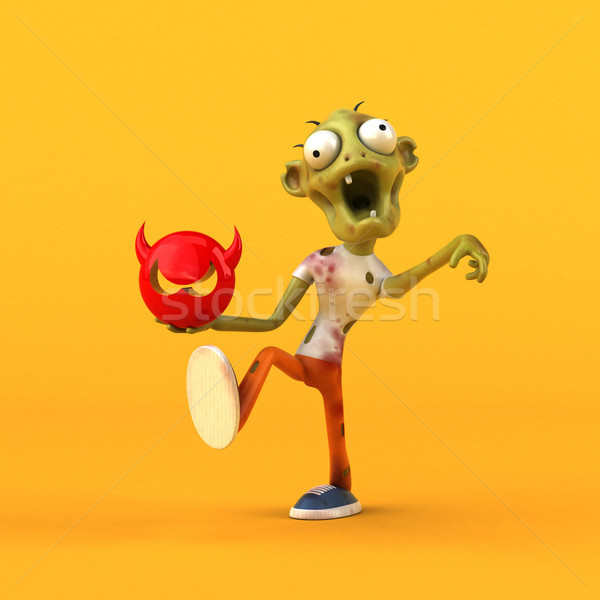 Fun zombie - 3D Illustration Stock photo © julientromeur