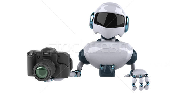 ロボット 技術 レトロな 将来 写真 3D ストックフォト © julientromeur