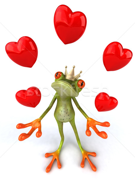 商業照片: 青蛙 · 愛 · 綠色 · 動物 · 環境 · 插圖