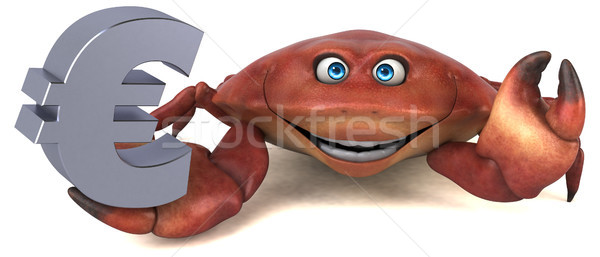 Fun crab - 3D Illustration Stock photo © julientromeur