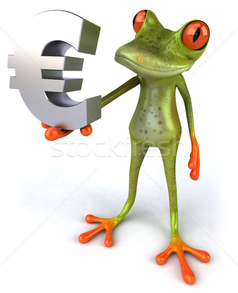 лягушка деньги зеленый среде иллюстрация Сток-фото © julientromeur