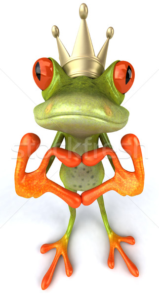 青蛙 愛 綠色 動物 環境 插圖 商業照片 © julientromeur