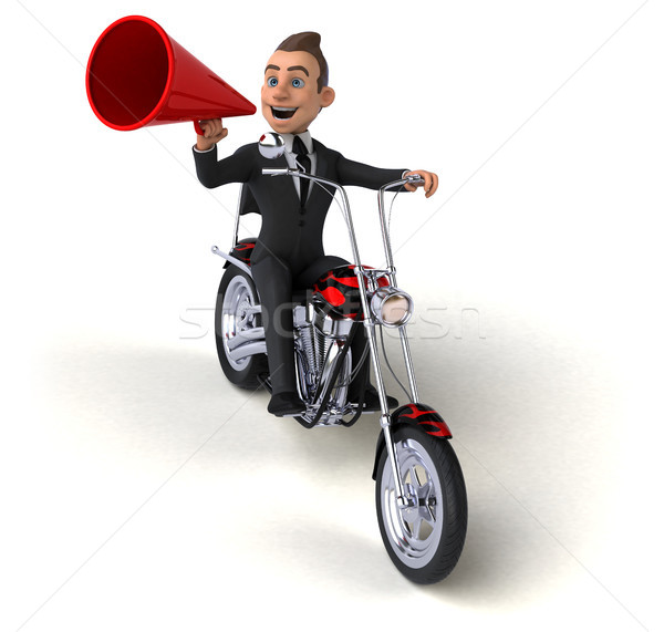 Fun businessman - 3D Illustration Stock photo © julientromeur