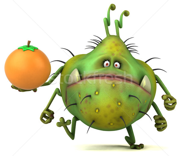 Fun germ - 3D Illustration Stock photo © julientromeur