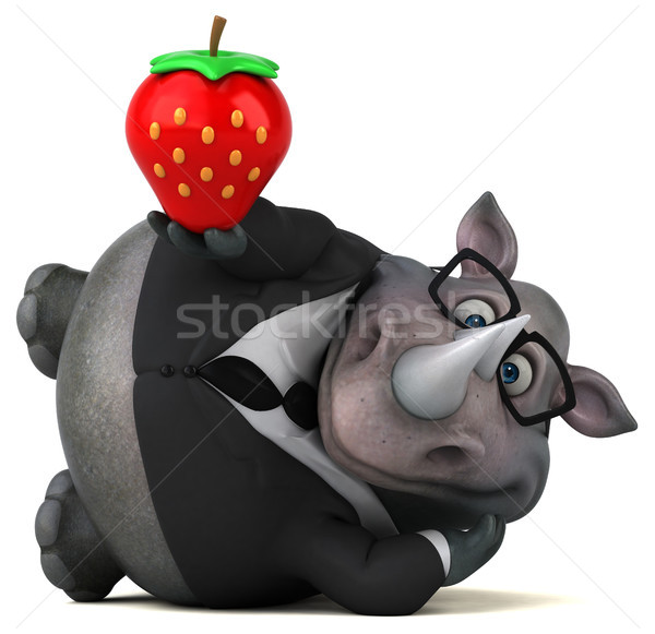 Fun rhinoceros - 3D Illustration Stock photo © julientromeur