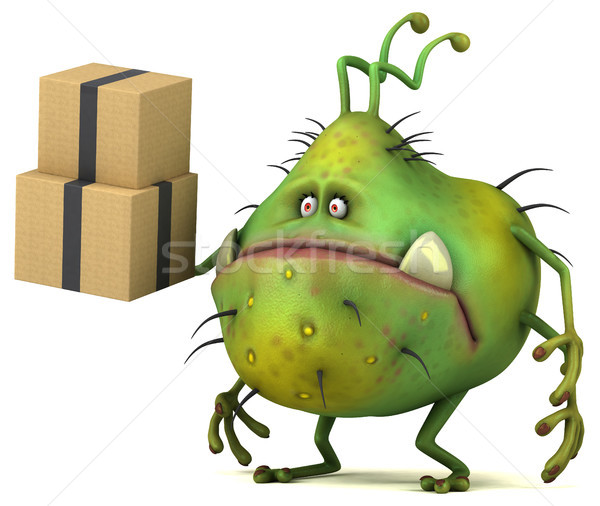 Fun germ - 3D Illustration Stock photo © julientromeur