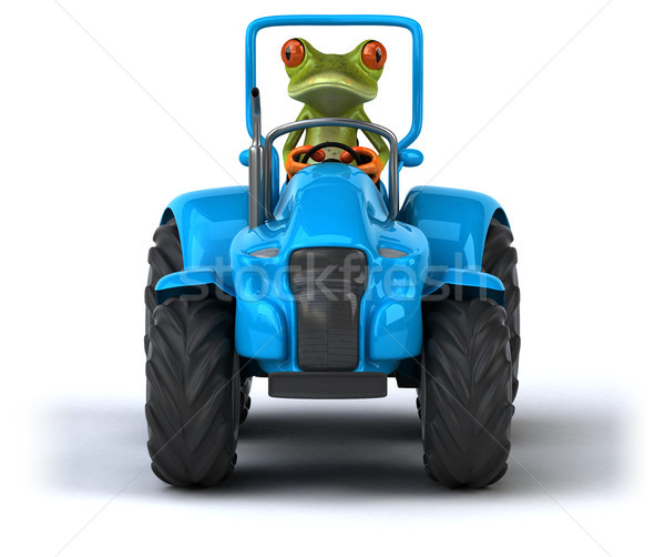 Zabawy żaba charakter zielone tropikalnych kraju Zdjęcia stock © julientromeur