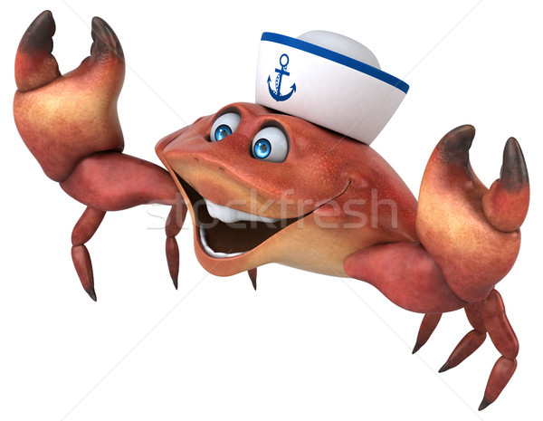 Fun crab - 3D Illustration Stock photo © julientromeur