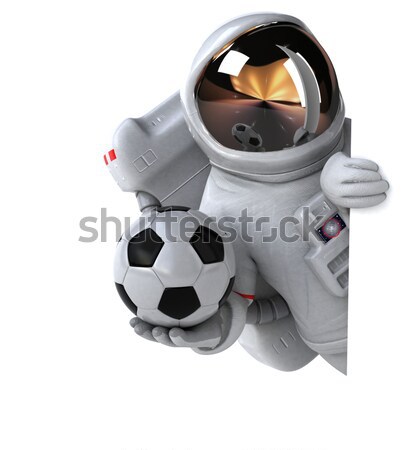 Spaß Ritter Fußball Fußball Ball digitalen Stock foto © julientromeur