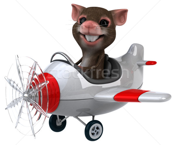 Distracţie mouse avion amuzant animal aer Imagine de stoc © julientromeur