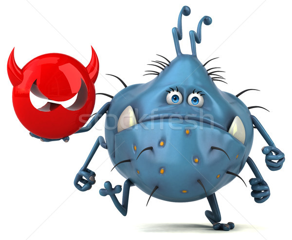 Fun germ - 3D Illustration Stock photo © julientromeur