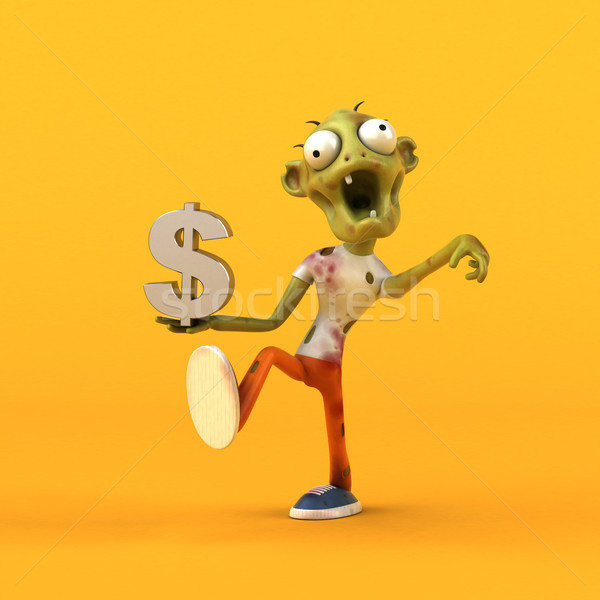 Fun zombie - 3D Illustration Stock photo © julientromeur