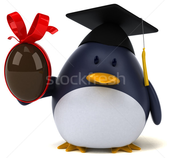 Fun penguin - 3D Illustration Stock photo © julientromeur