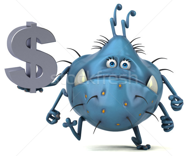 Fun germ - 3D Illustration Stock photo © julientromeur