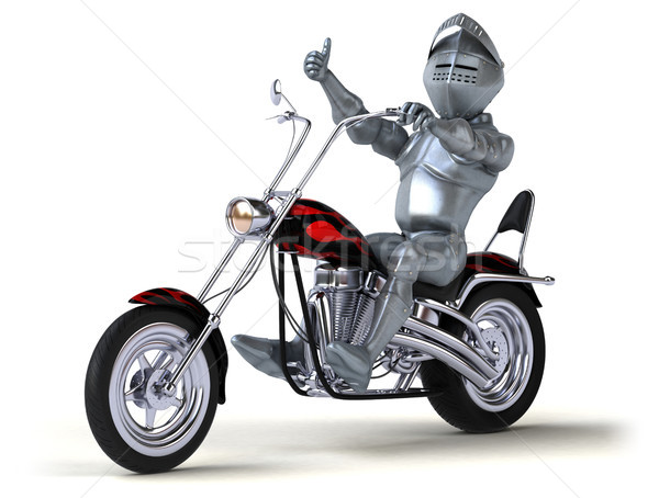 Fun knight - 3D Illustration Stock photo © julientromeur