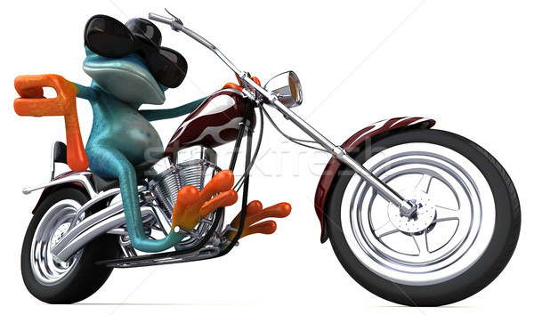 Fun frog - 3D Illustration Stock photo © julientromeur