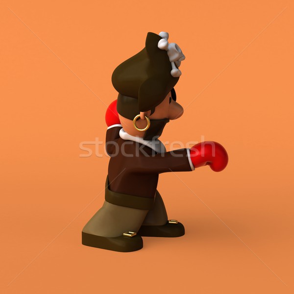 Fun pirate - 3D illustration Stock photo © julientromeur