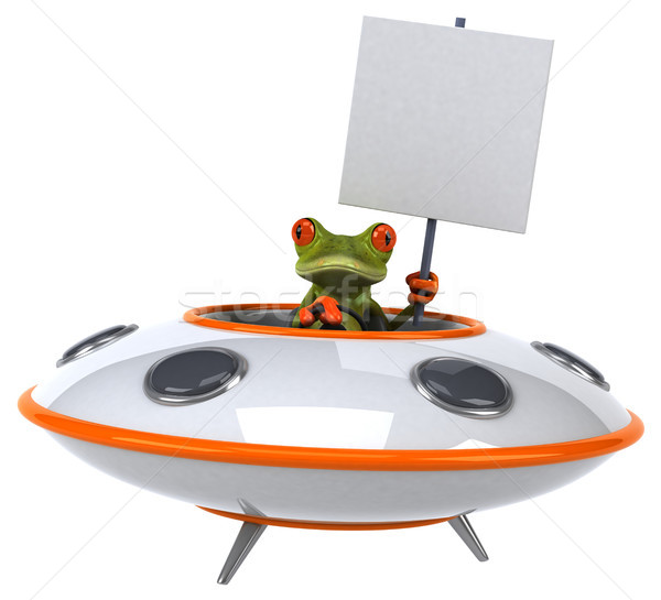 Amusement grenouille espace vert navire science [[stock_photo]] © julientromeur