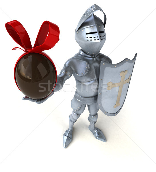 楽しい 騎士 チョコレート 卵 デジタル 兵士 ストックフォト © julientromeur