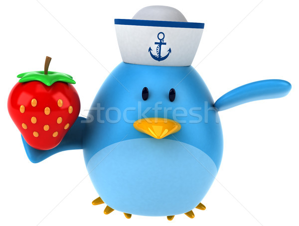 Blue bird - 3D Illustration Stock photo © julientromeur