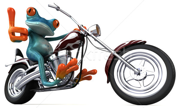 Fun frog - 3D Illustration Stock photo © julientromeur