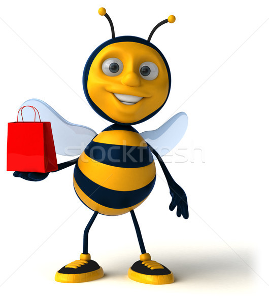Jókedv méh munkás méz vásár antenna Stock fotó © julientromeur