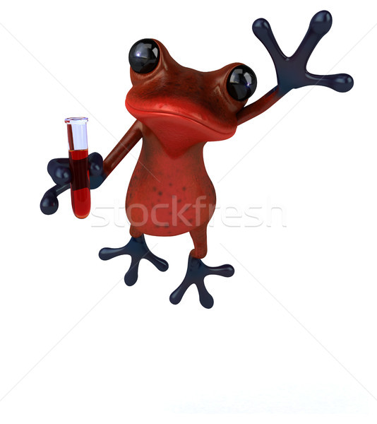 Fun frog- 3D Illustration Stock photo © julientromeur