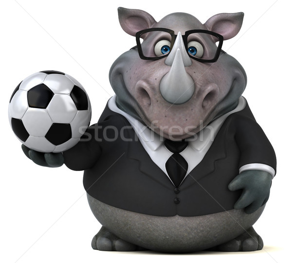 Fun rhinoceros - 3D Illustration Stock photo © julientromeur