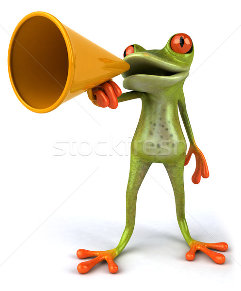 [[stock_photo]]: Amusement · grenouille · nature · vert · animaux · environnement