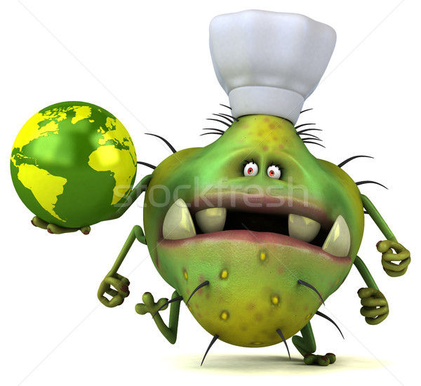 Fun germ - 3D Illustration Stock photo © julientromeur