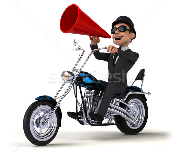 Stock photo: Fun businessman - 3D Illustration