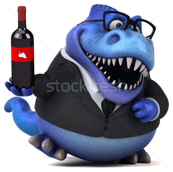 Jókedv 3d illusztráció üzlet bor üzletember ital Stock fotó © julientromeur