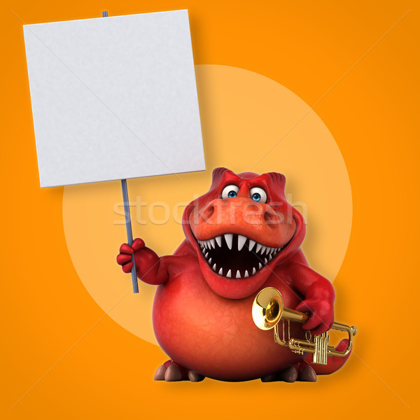 Fun Trex - 3D Illustration Stock photo © julientromeur