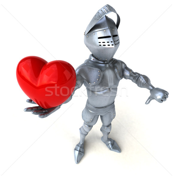 Distracţie cavaler inimă digital soldat cască Imagine de stoc © julientromeur