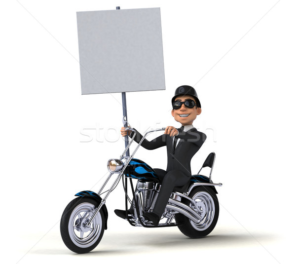 Fun businessman - 3D Illustration Stock photo © julientromeur