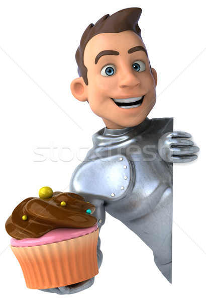 Zabawy rycerz czekolady cyfrowe żołnierz kask Zdjęcia stock © julientromeur